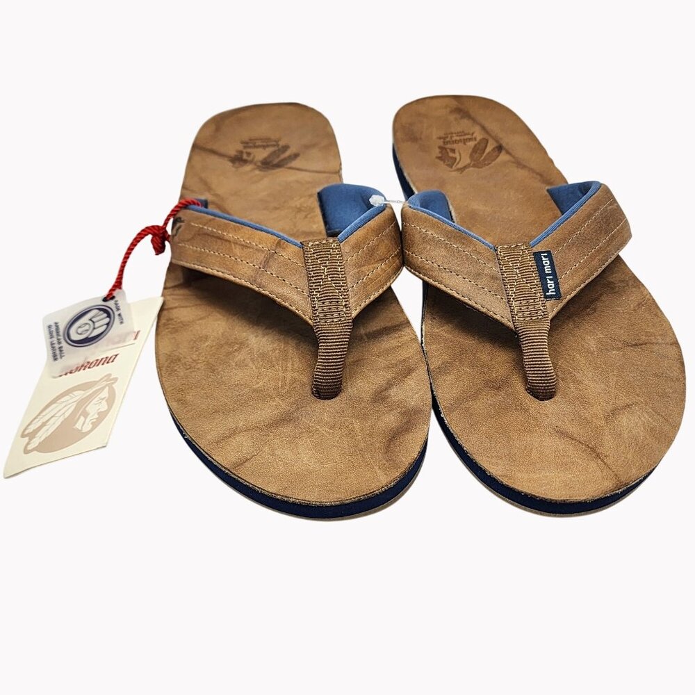 Hari Mari x Nakona Brown Men's Flip-Flops
